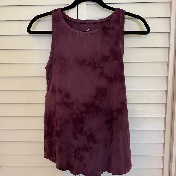 American Eagle Outfitters Tops - American Eagle Tank Top /Maroon acid wash/ XS